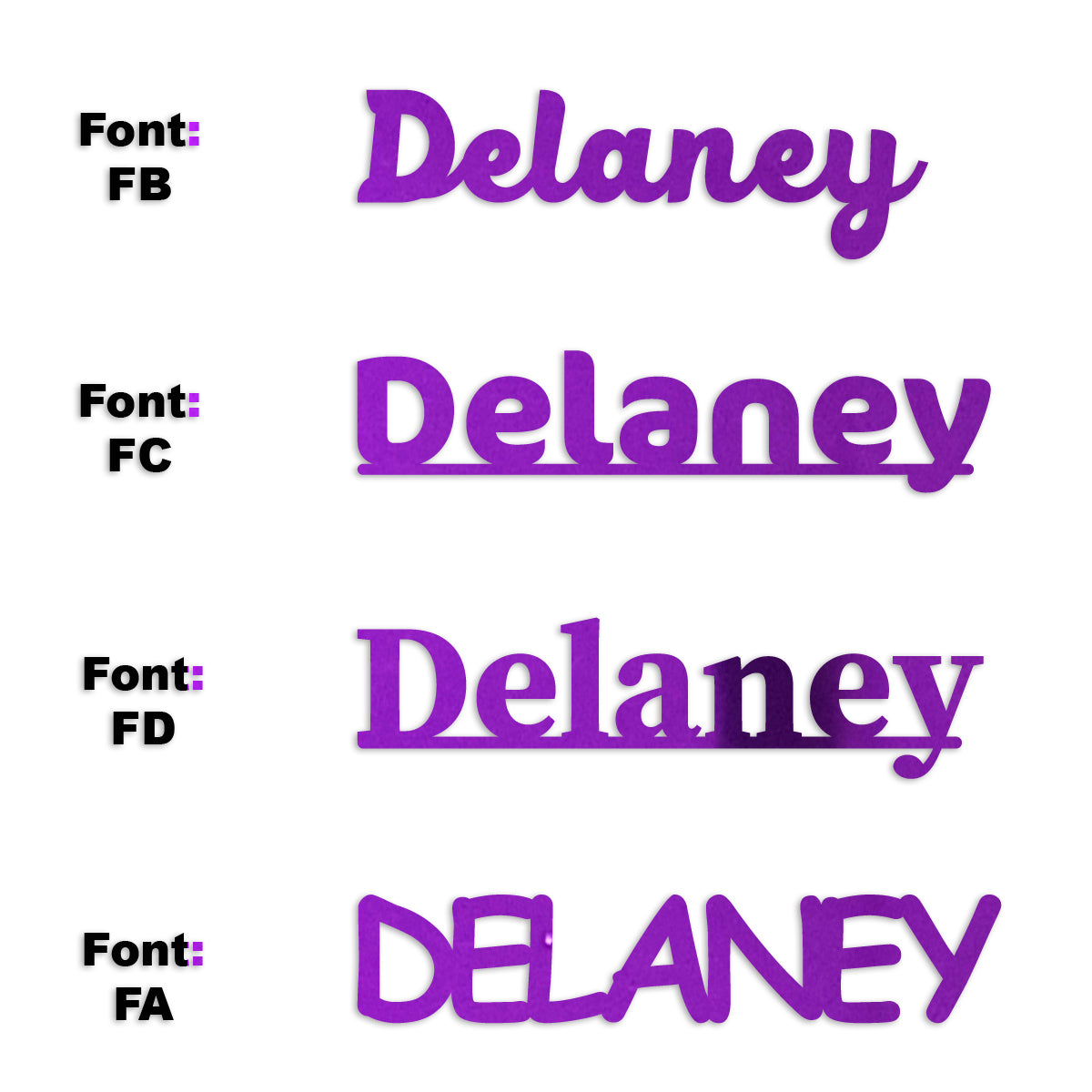 Custom-Fetti Girl - DELANEY Purple