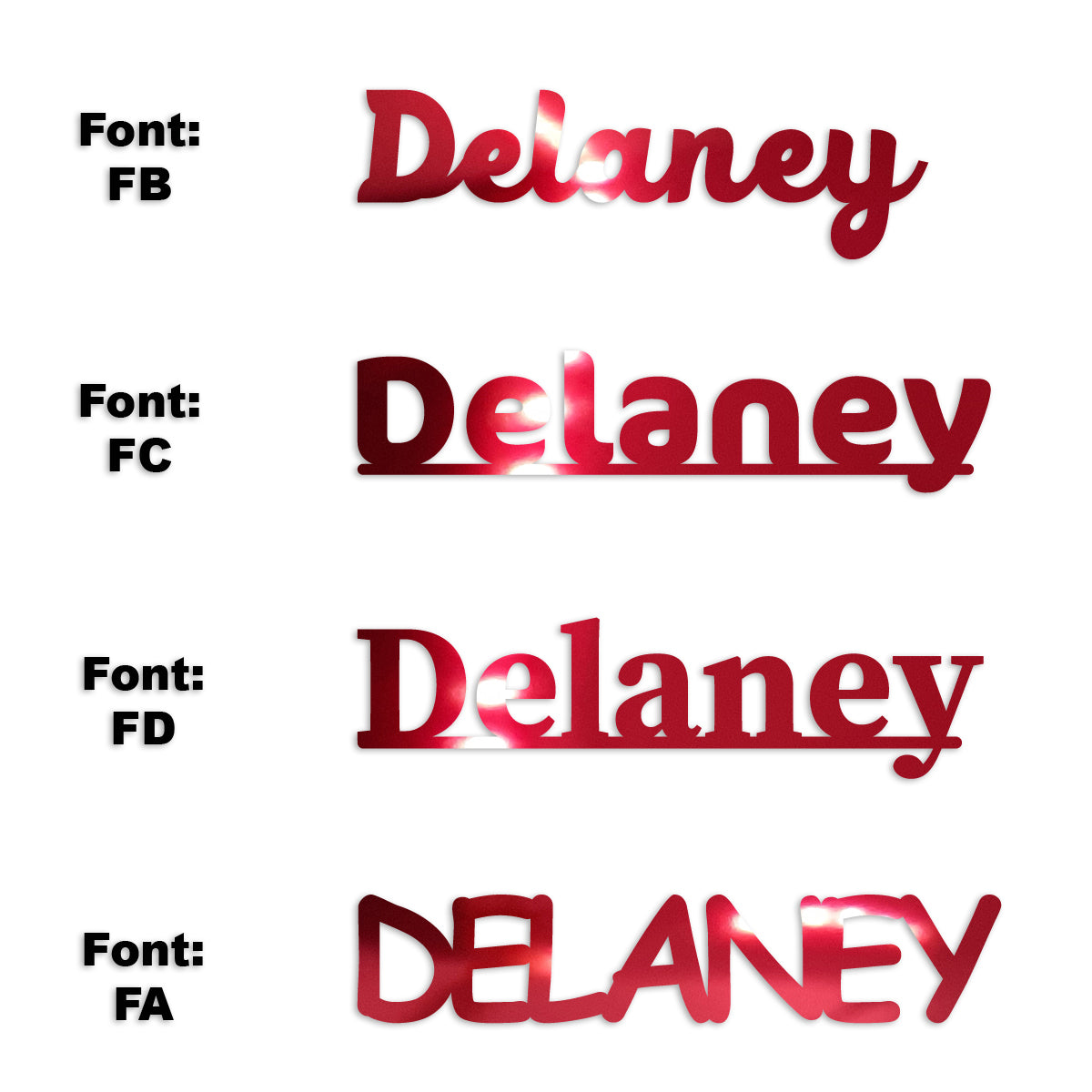 Custom-Fetti Girl - DELANEY Red