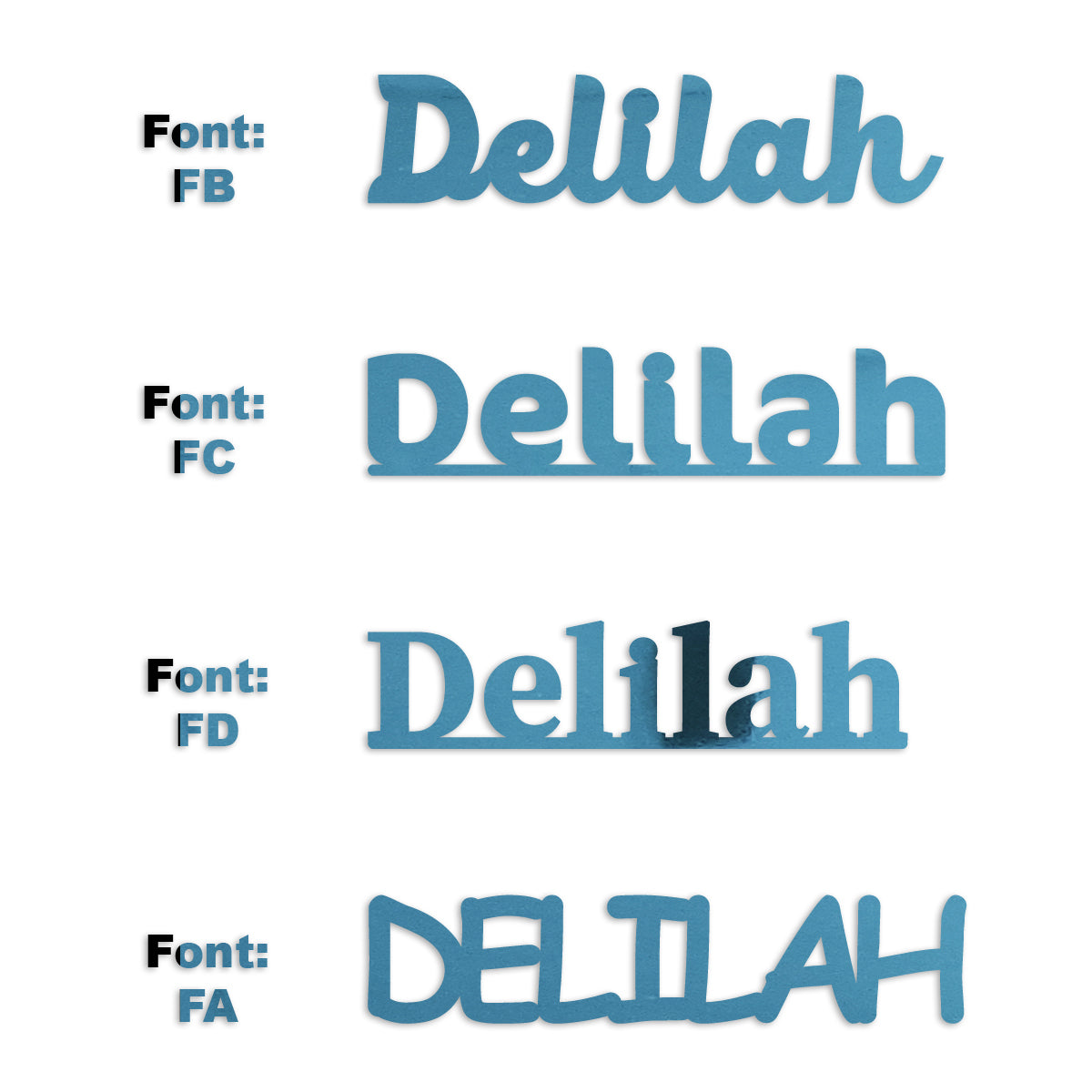 Custom-Fetti Girl - DELILAH Blue Sky