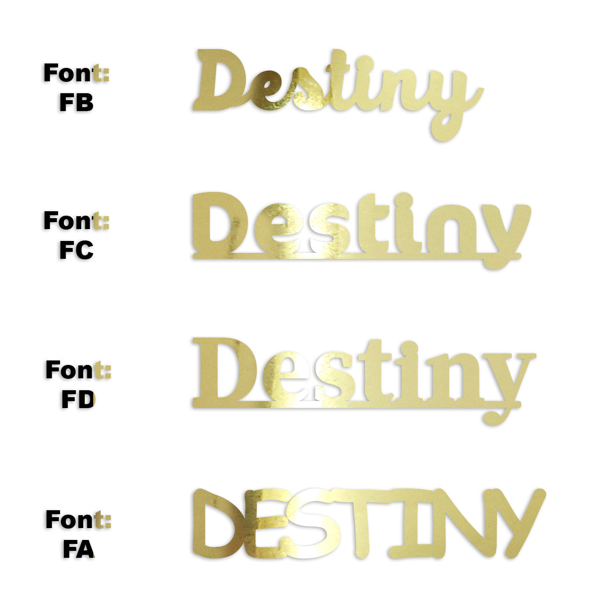 Custom-Fetti Girl - DESTINY Gold