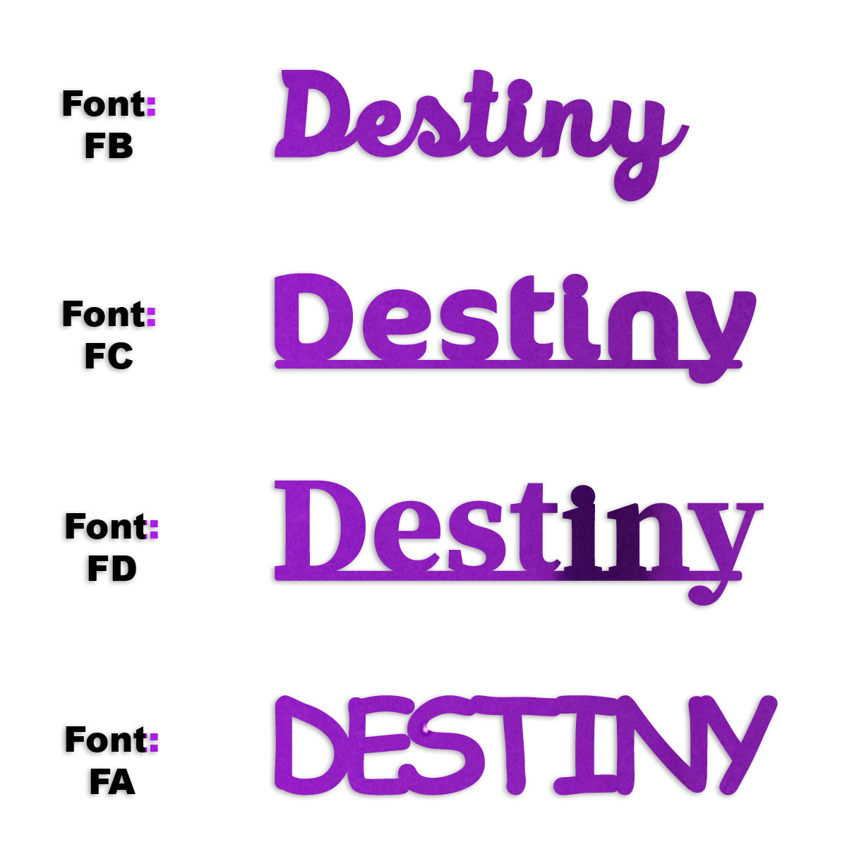 Custom-Fetti Girl - DESTINY Purple