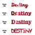 Custom-Fetti Girl - DESTINY Red