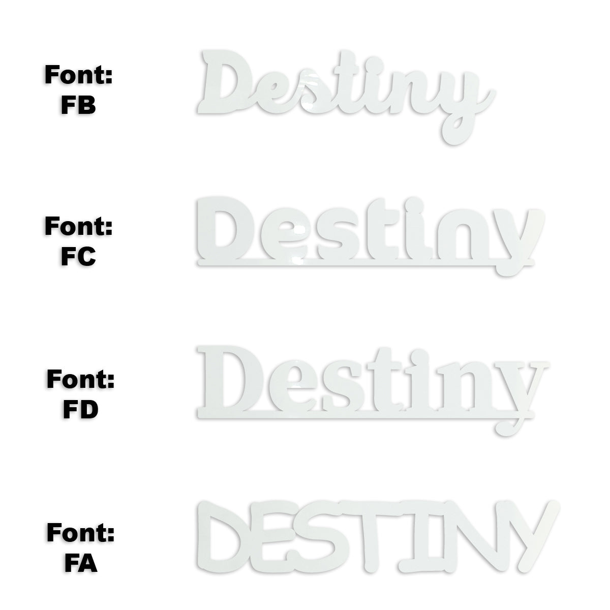 Custom-Fetti Girl - DESTINY White