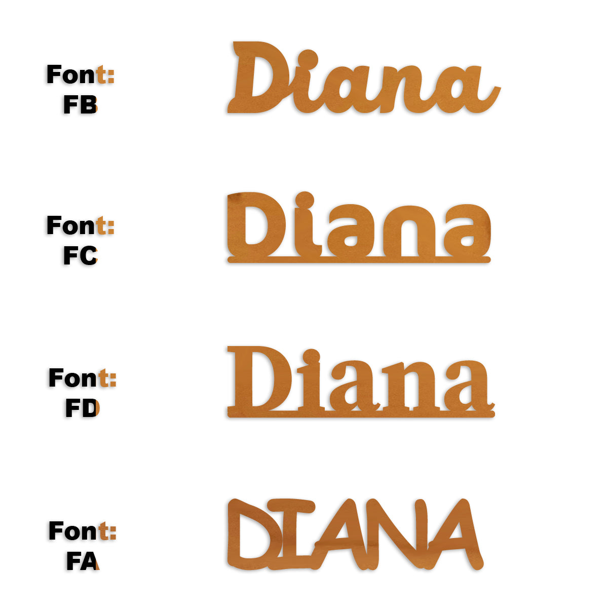 Custom-Fetti Girl - DIANA Orange