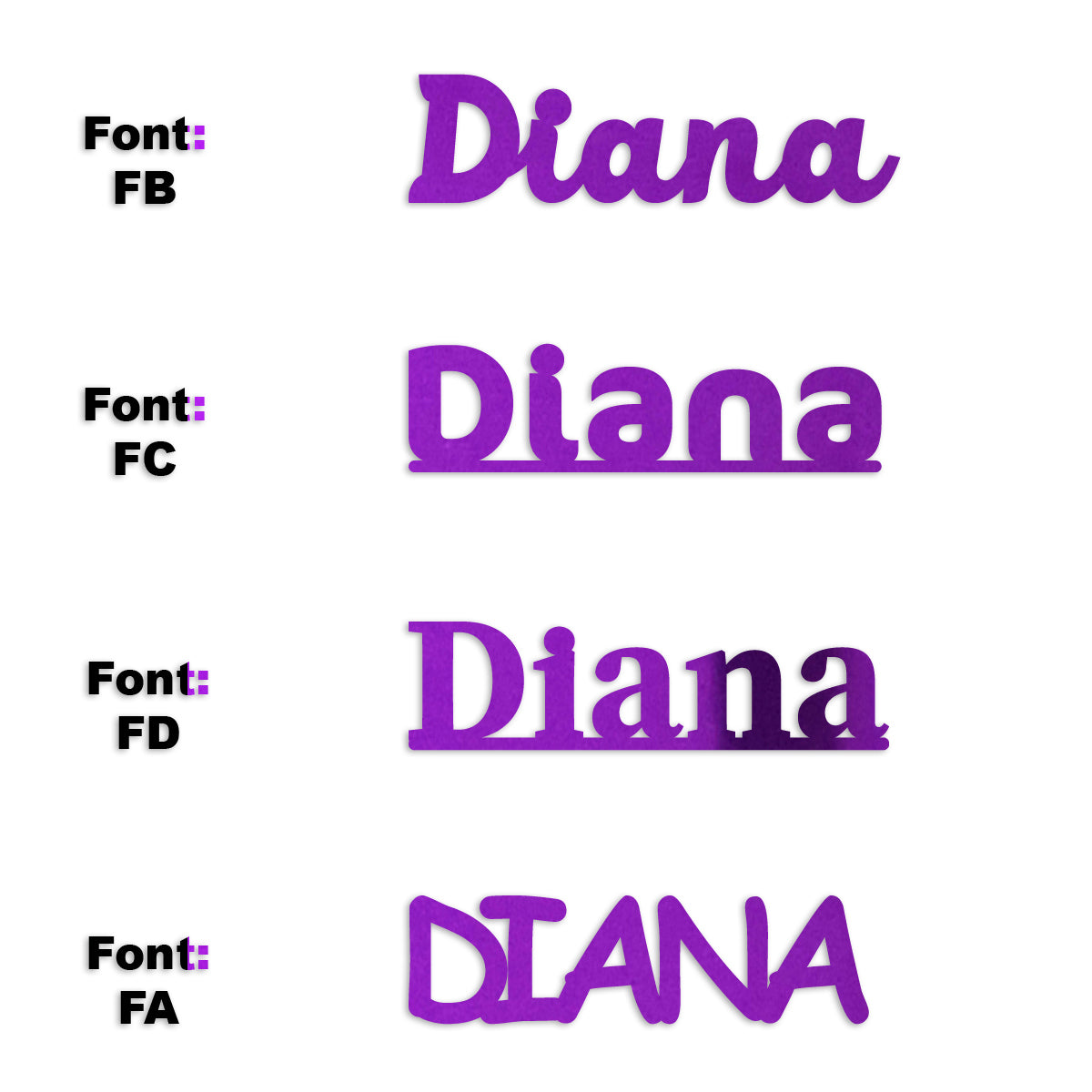 Custom-Fetti Girl - DIANA Purple