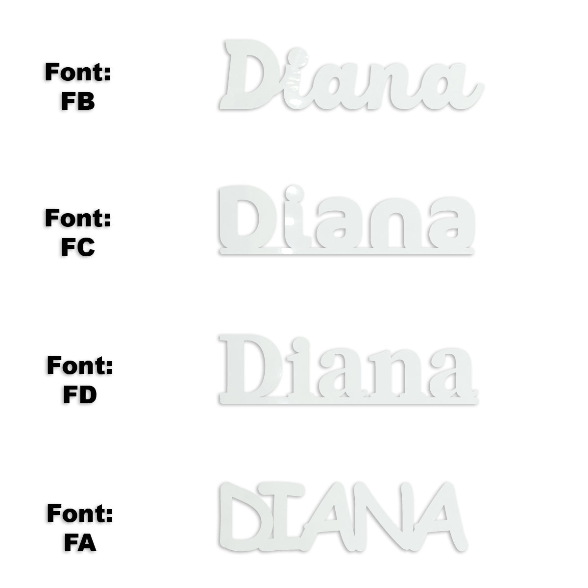 Custom-Fetti Girl - DIANA White