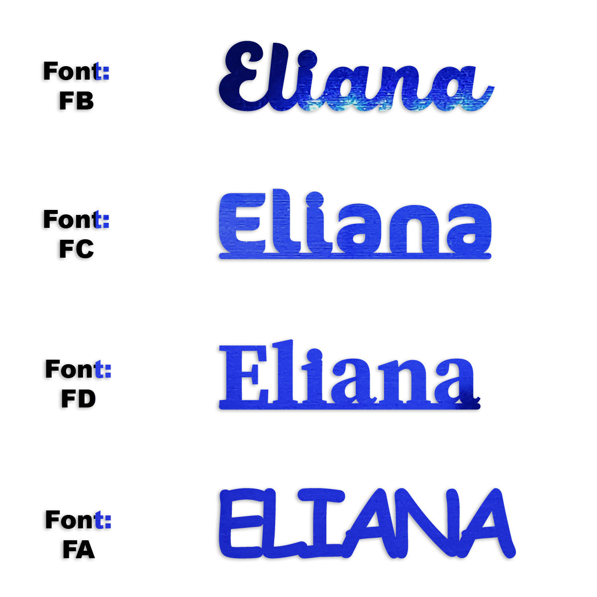 Custom-Fetti Girl - ELIANA Blue Royal