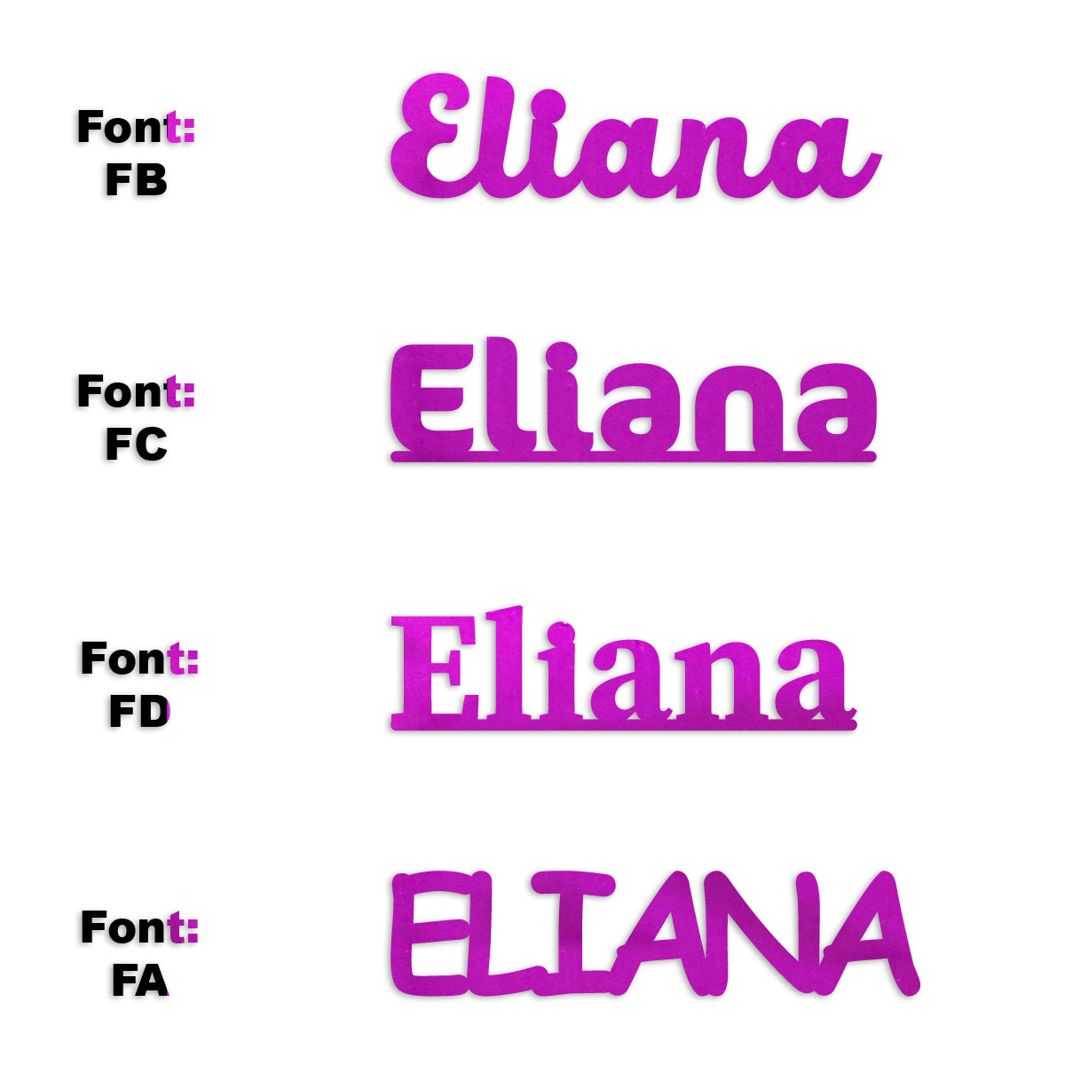 Custom-Fetti Girl - ELIANA Fuchsia