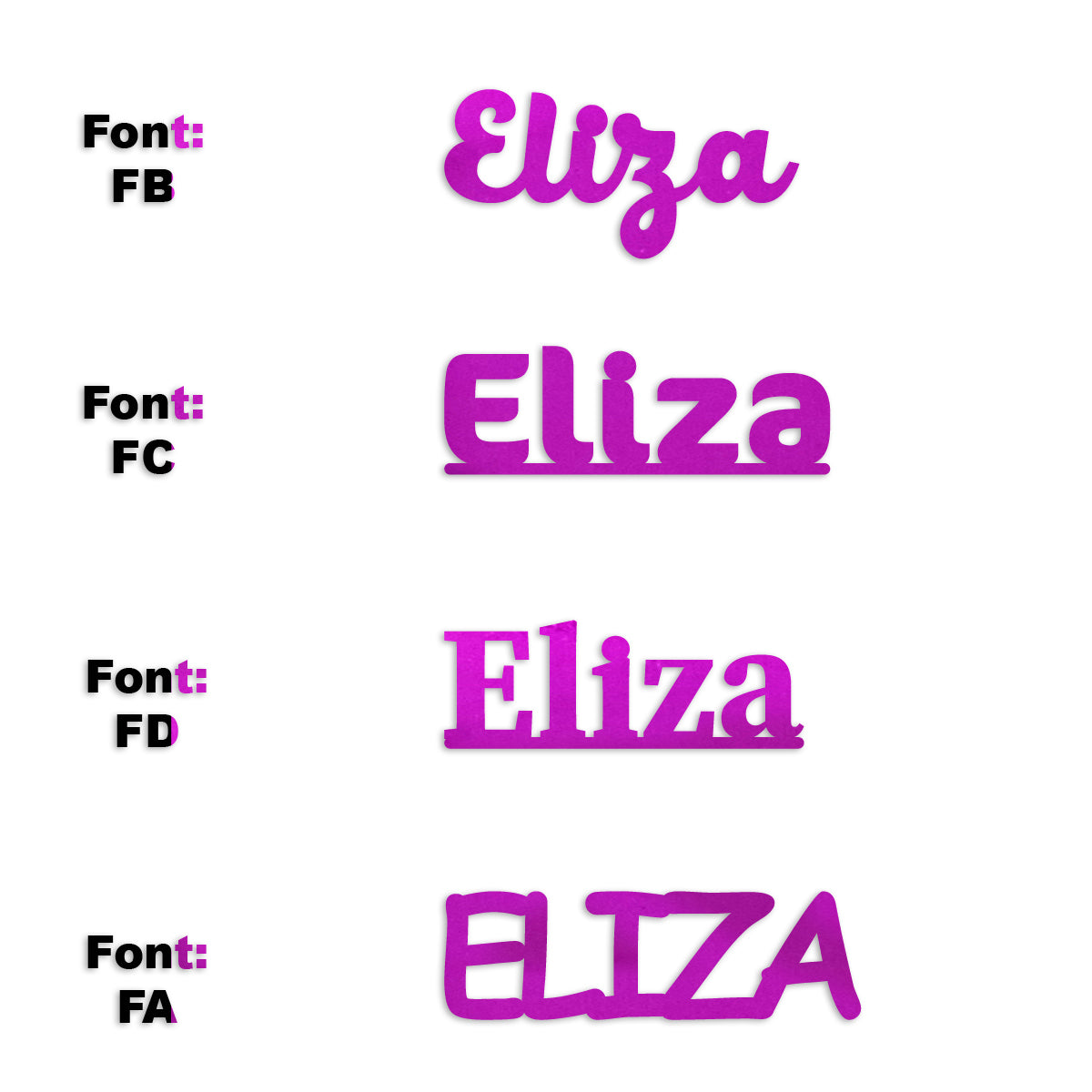 Custom-Fetti Girl - ELIZA Fuchsia