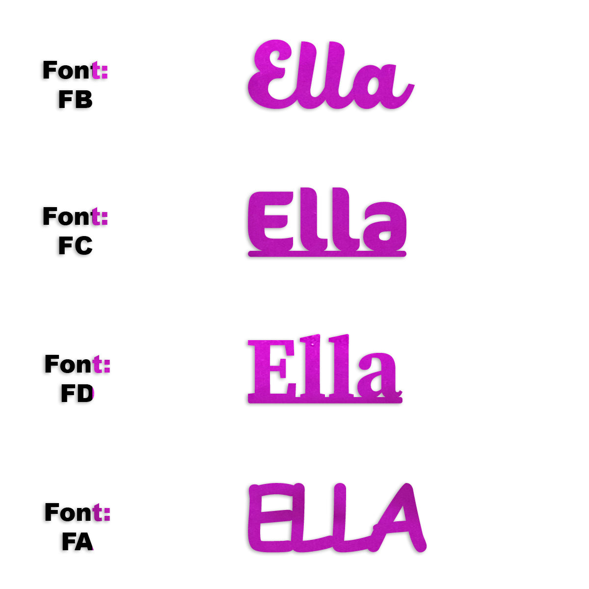 Custom-Fetti Girl - ELLA Fuchsia