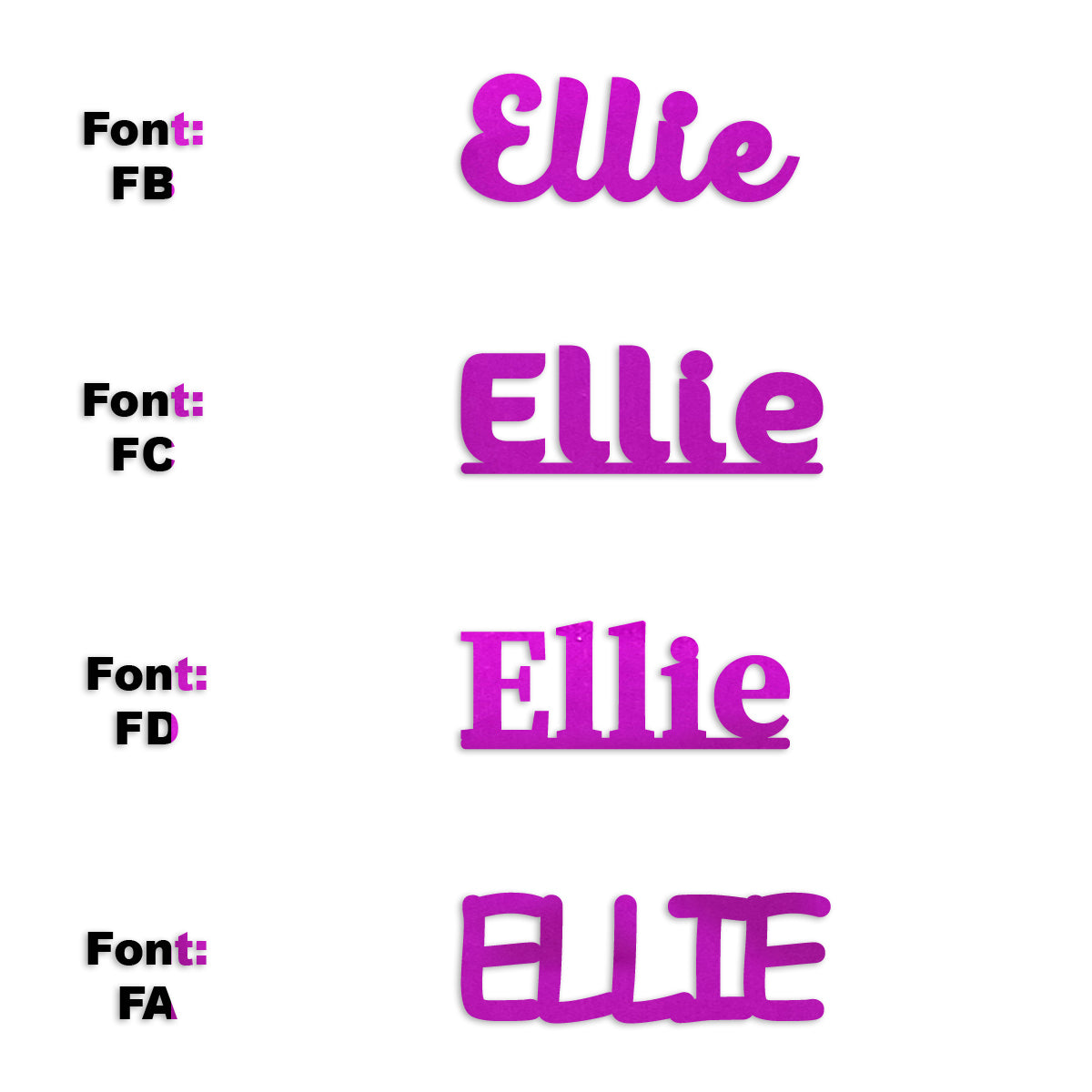 Custom-Fetti Girl - ELLIE Fuchsia