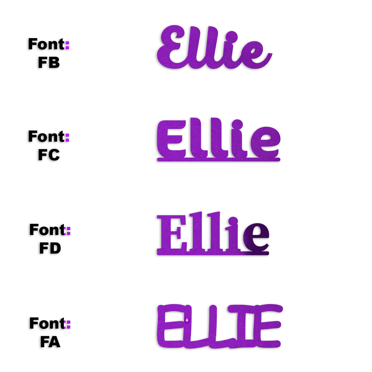 Custom-Fetti Girl - ELLIE Purple