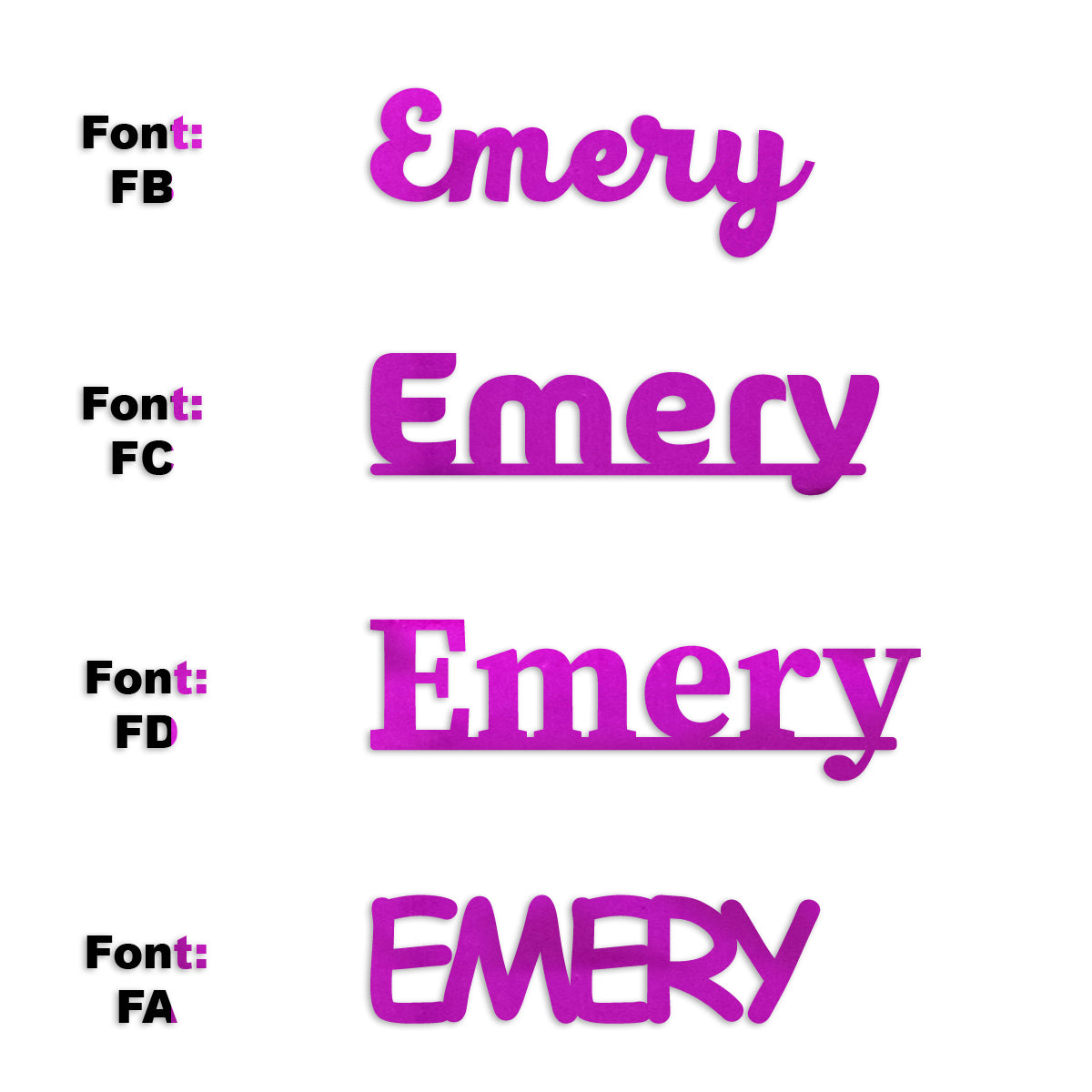 Custom-Fetti Girl - EMERY Fuchsia