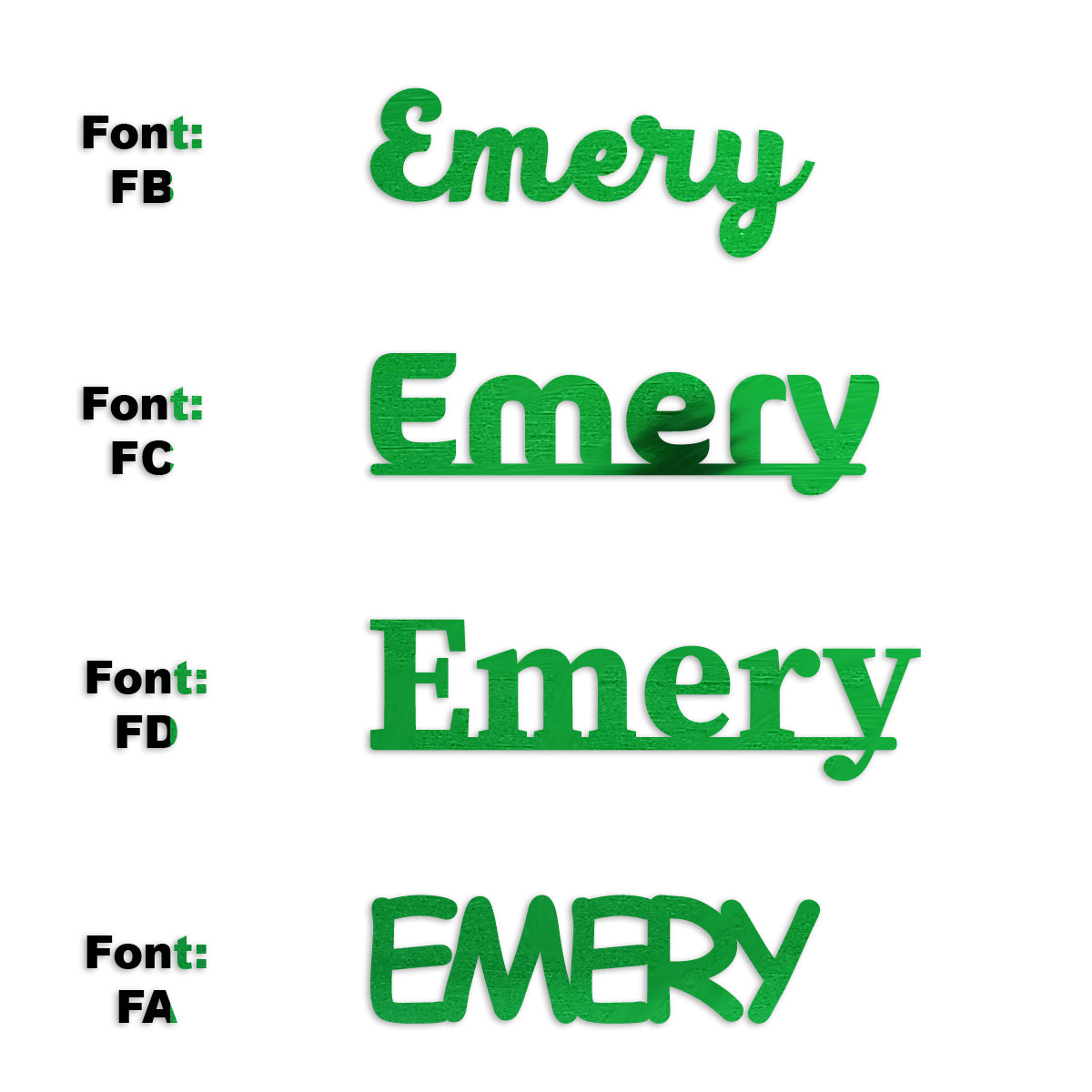 Custom-Fetti Girl - EMERY Green