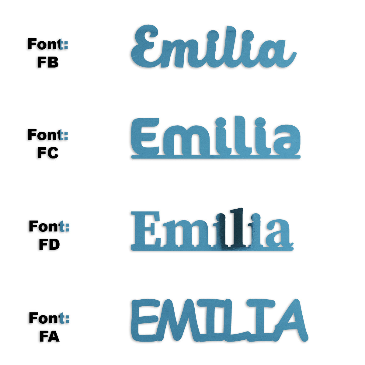 Custom-Fetti Girl - EMILIA Blue Sky