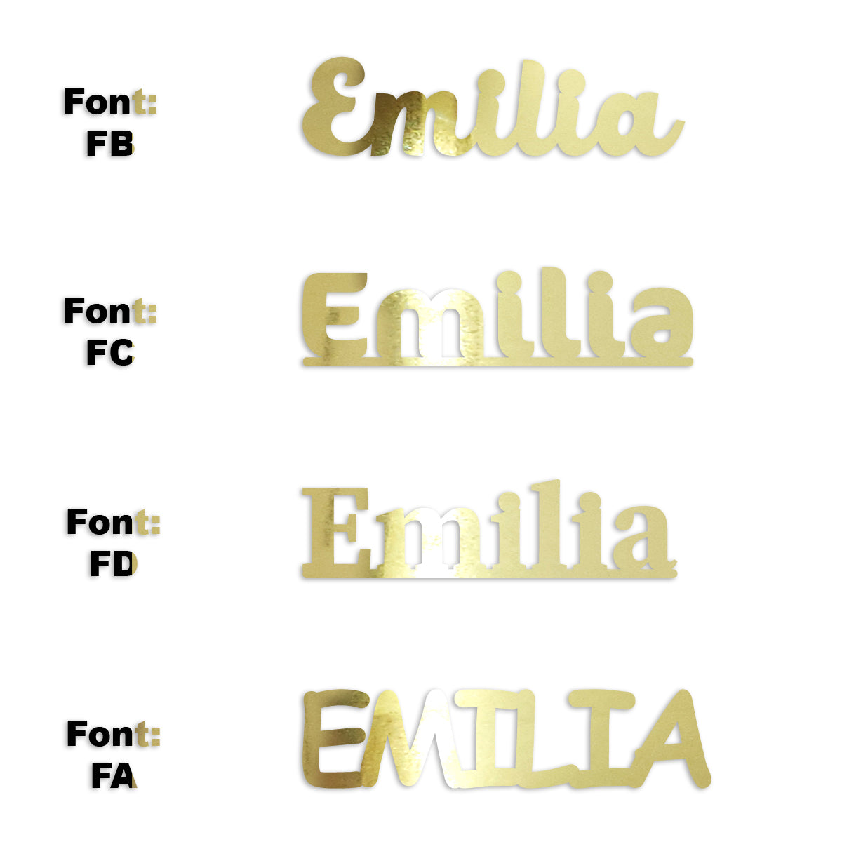 Custom-Fetti Girl - EMILIA Gold