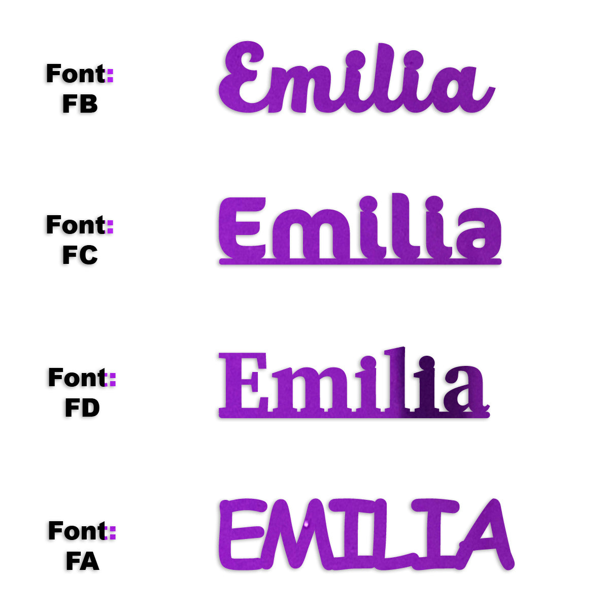 Custom-Fetti Girl - EMILIA Purple