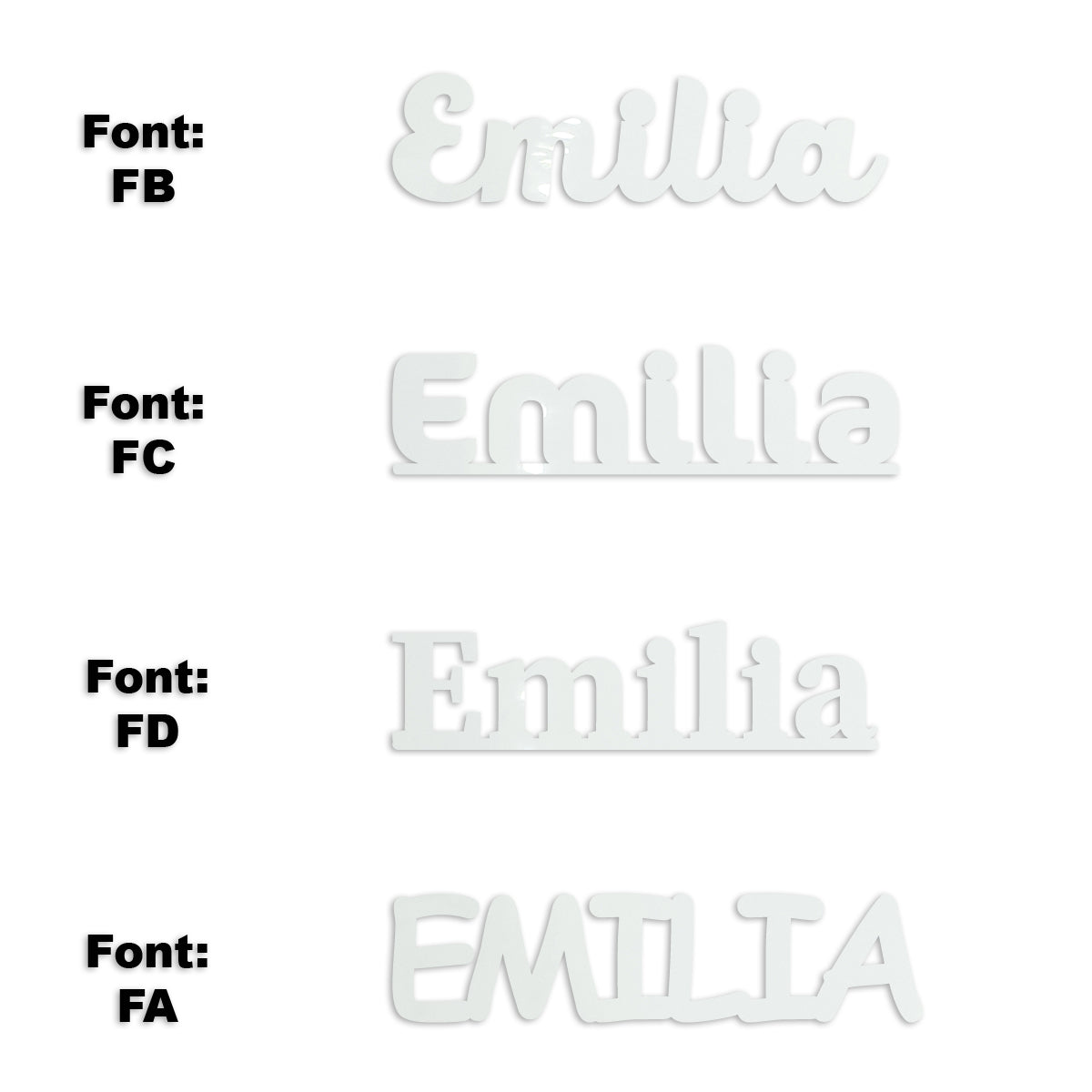 Custom-Fetti Girl - EMILIA White