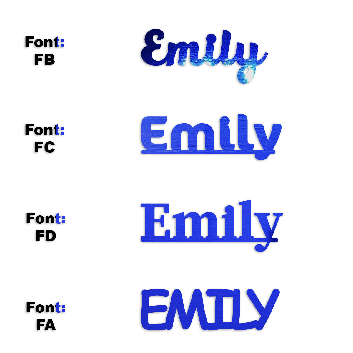 Custom-Fetti Girl - EMILY Blue Royal