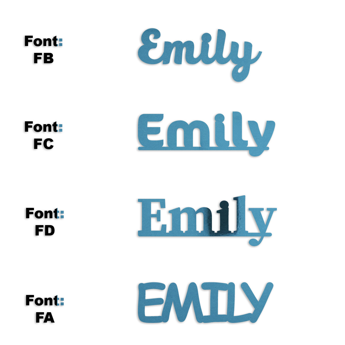 Custom-Fetti Girl - EMILY Blue Sky