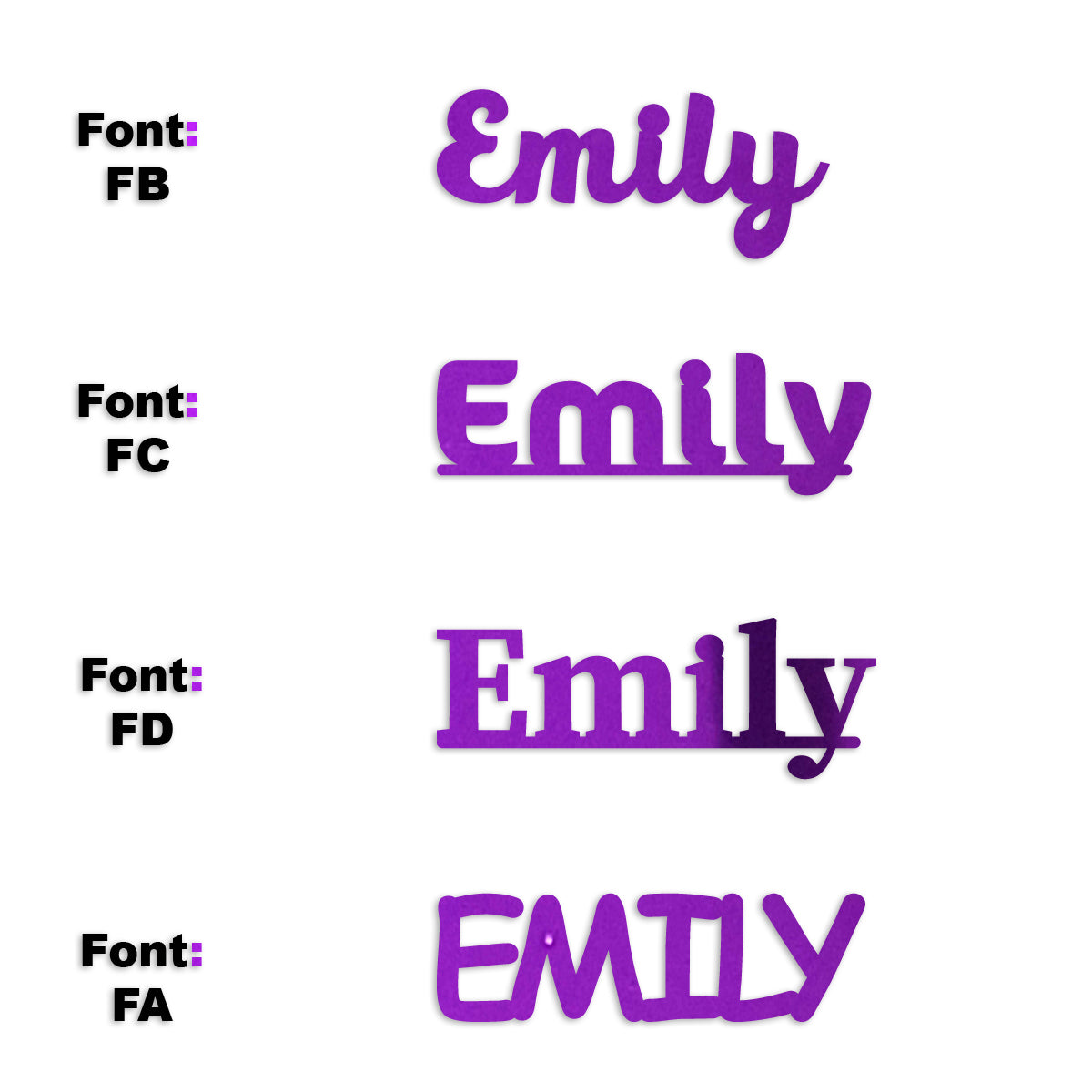 Custom-Fetti Girl - EMILY Purple