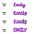 Custom-Fetti Girl - EMILY Purple