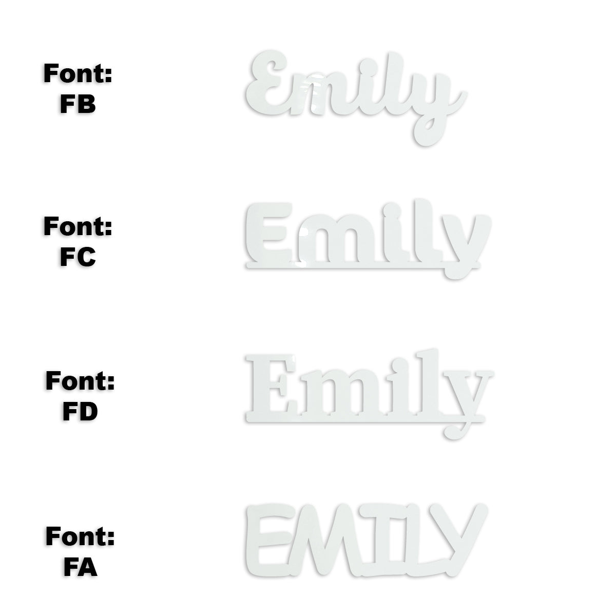 Custom-Fetti Girl - EMILY White