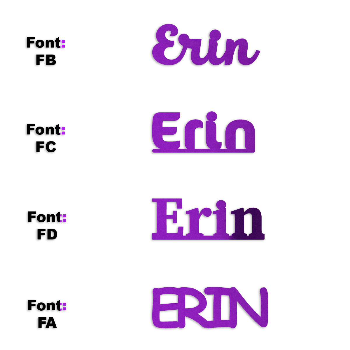 Custom-Fetti Girl - ERIN Purple