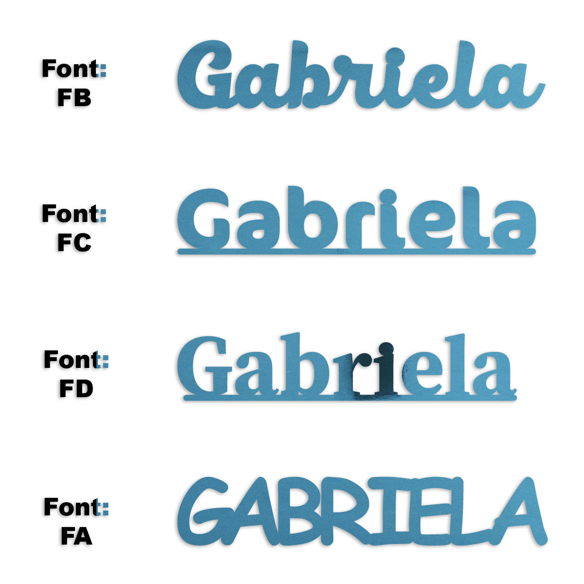 Custom-Fetti Girl - GABRIELA Blue Sky