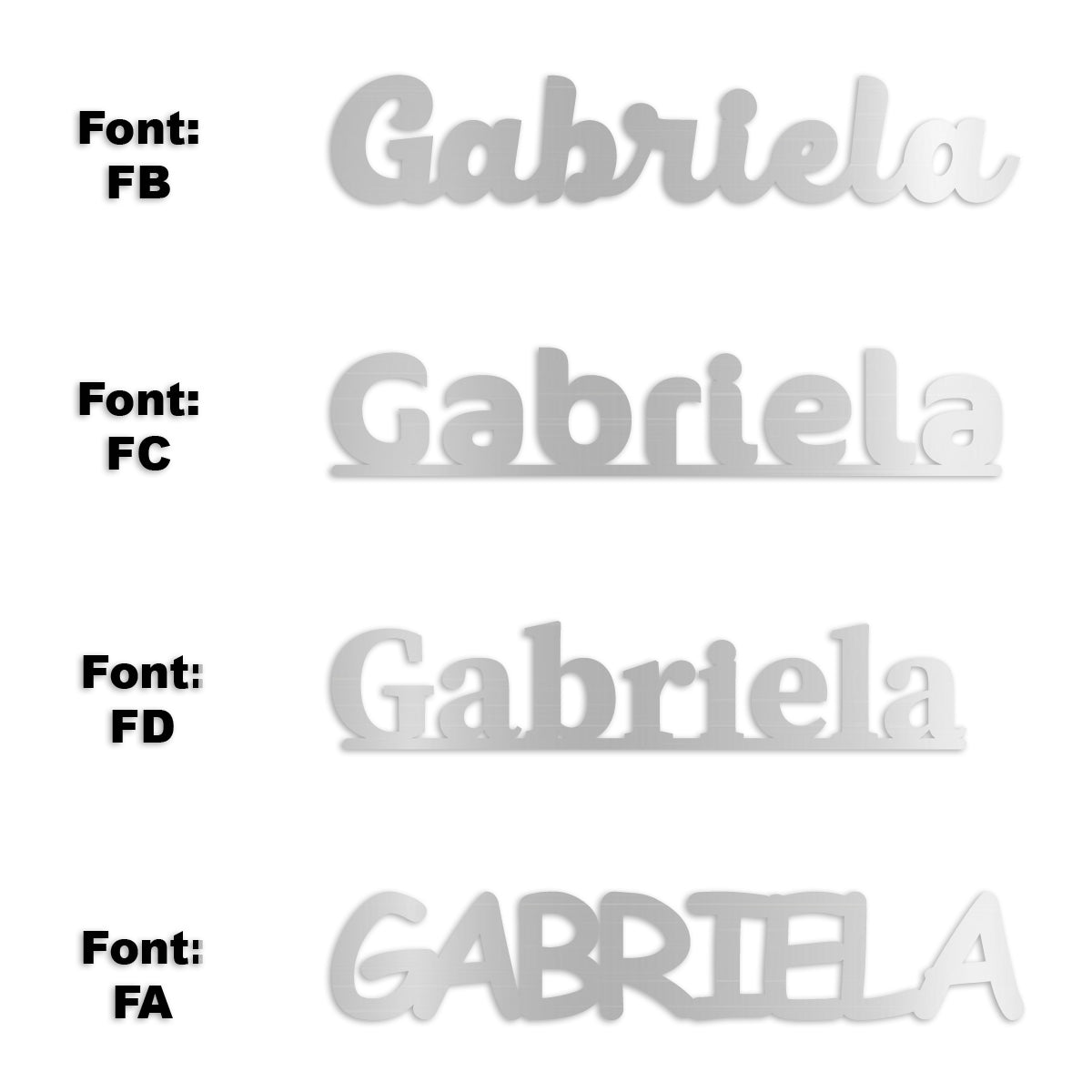 Custom-Fetti Girl - GABRIELA Silver