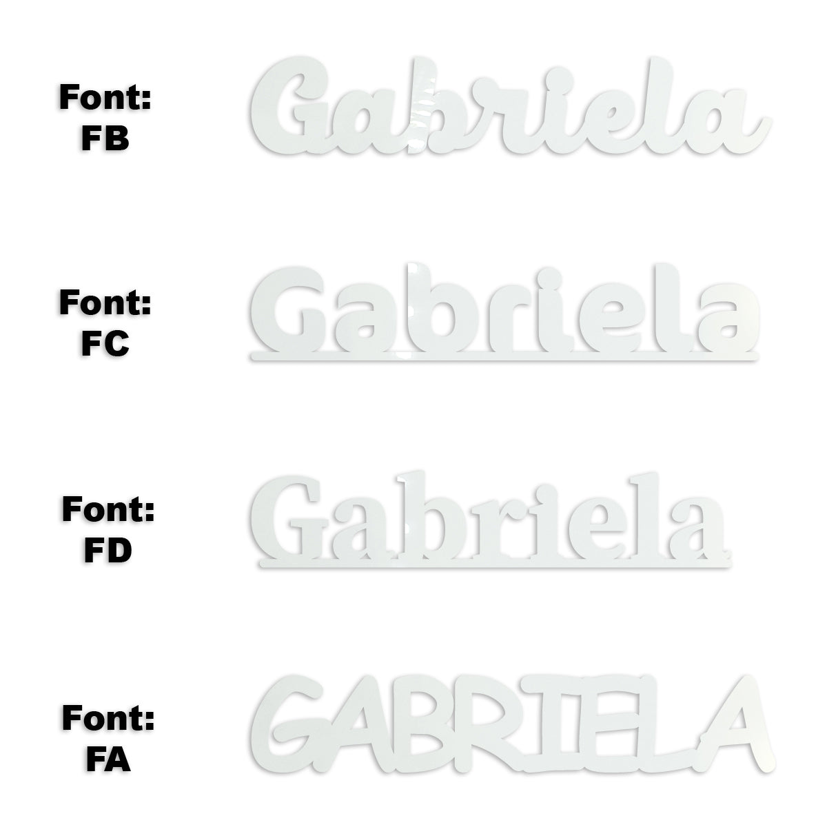 Custom-Fetti Girl - GABRIELA White