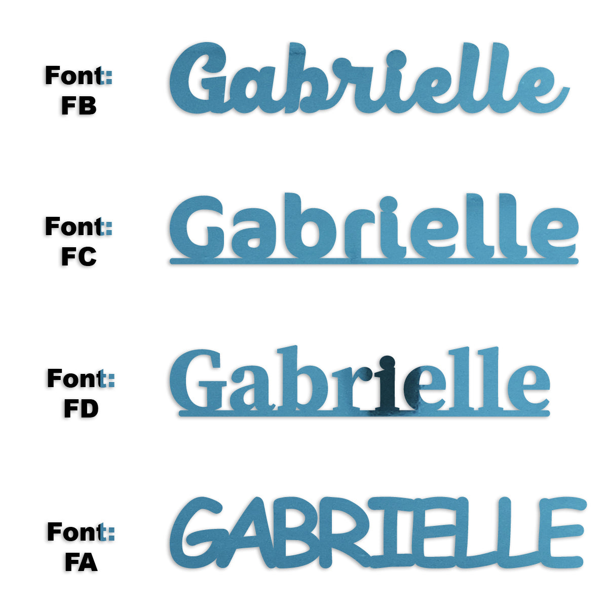 Custom-Fetti Girl - GABRIELLE Blue Sky