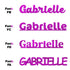 Custom-Fetti Girl - GABRIELLE Fuchsia