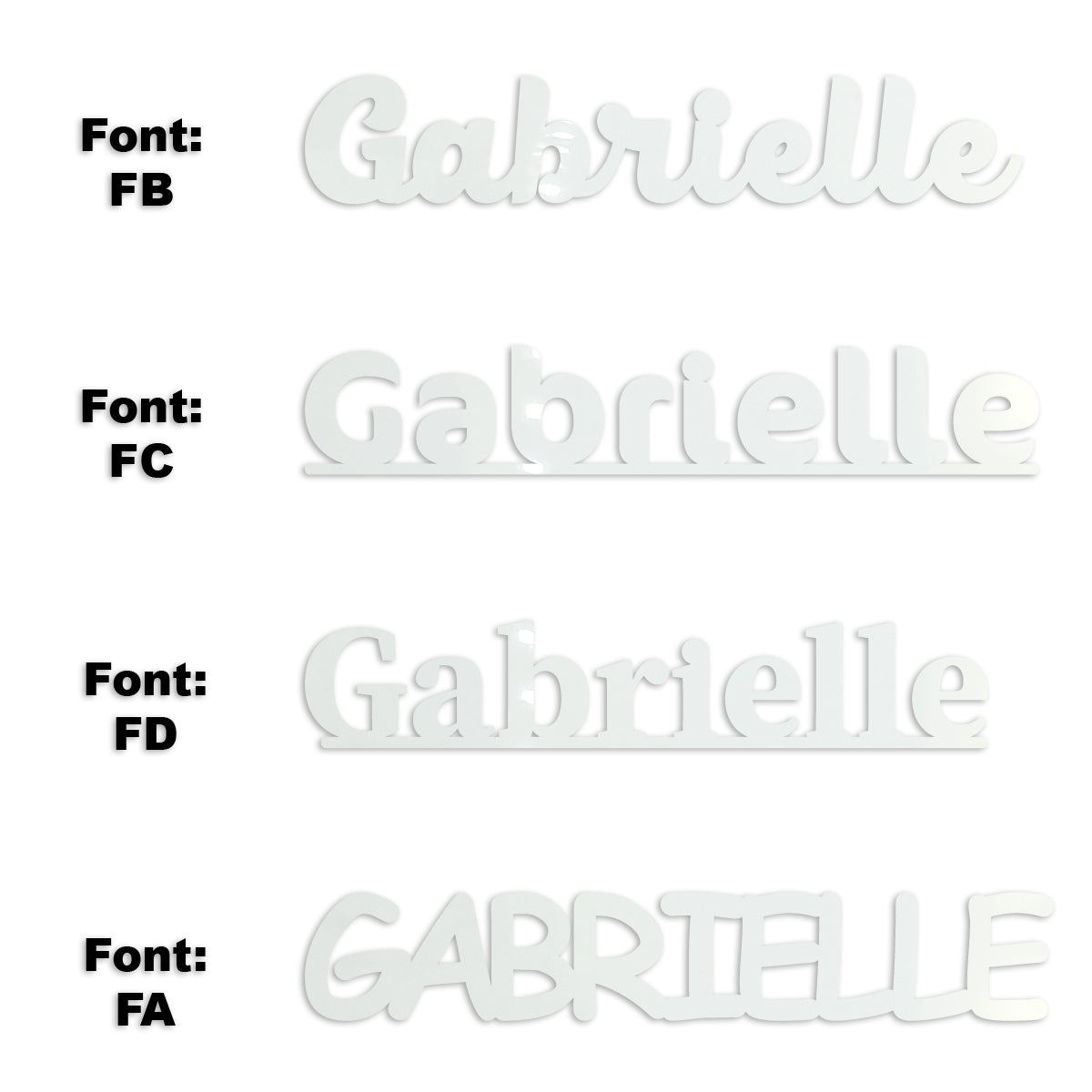 Custom-Fetti Girl - GABRIELLE White