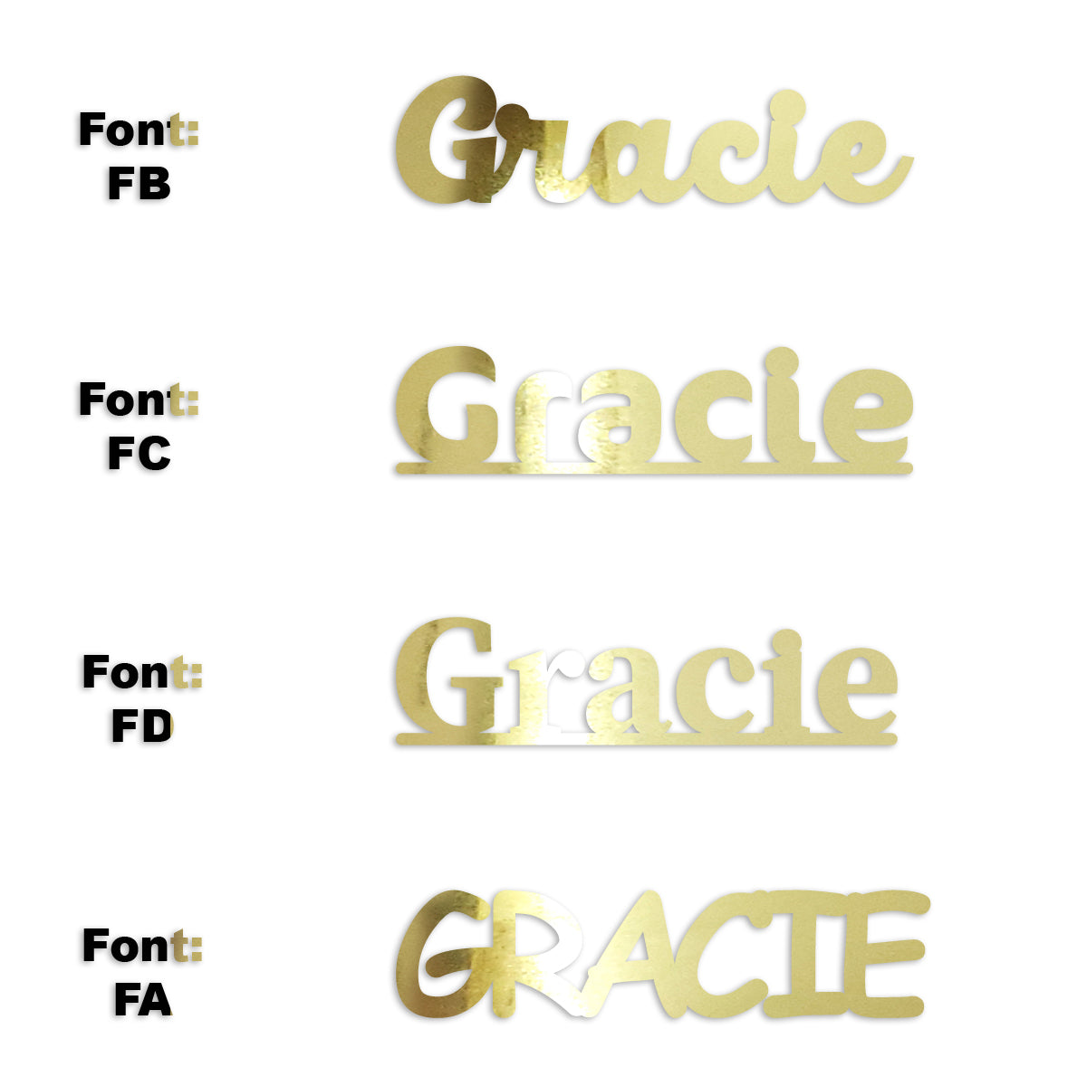 Custom-Fetti Girl - GRACIE Gold