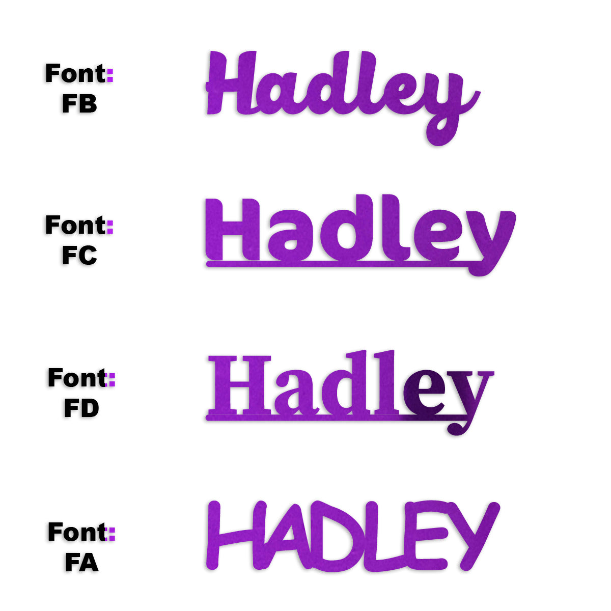 Custom-Fetti Girl - HADLEY Purple