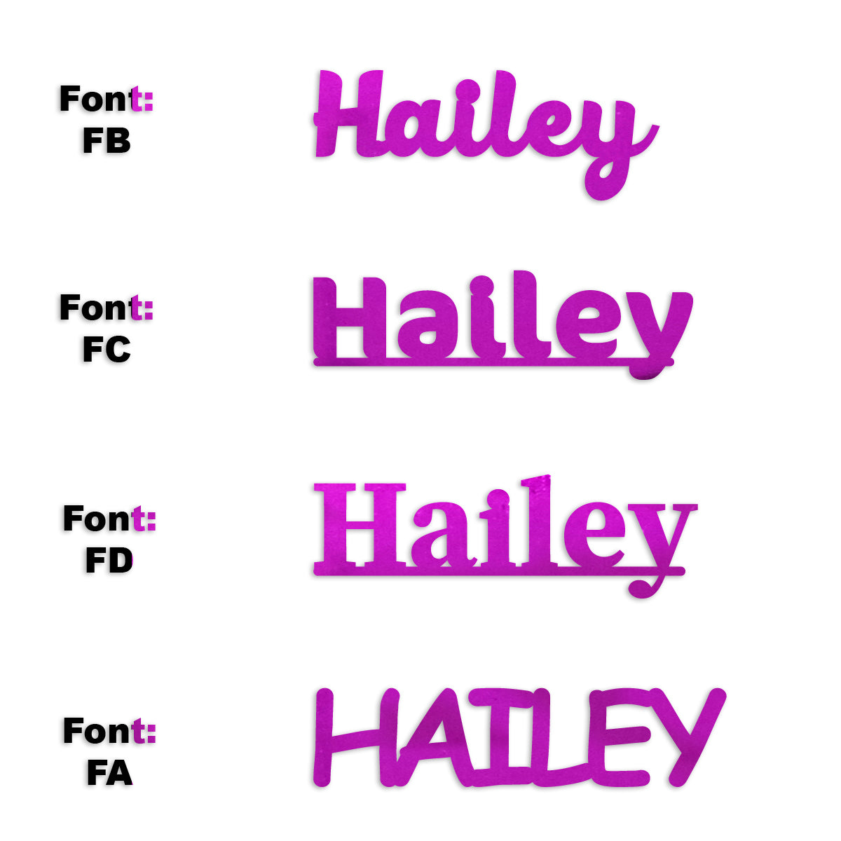 Custom-Fetti Girl - HAILEY Fuchsia