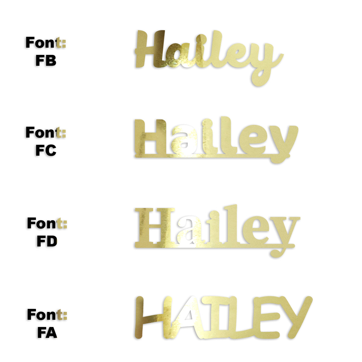 Custom-Fetti Girl - HAILEY Gold