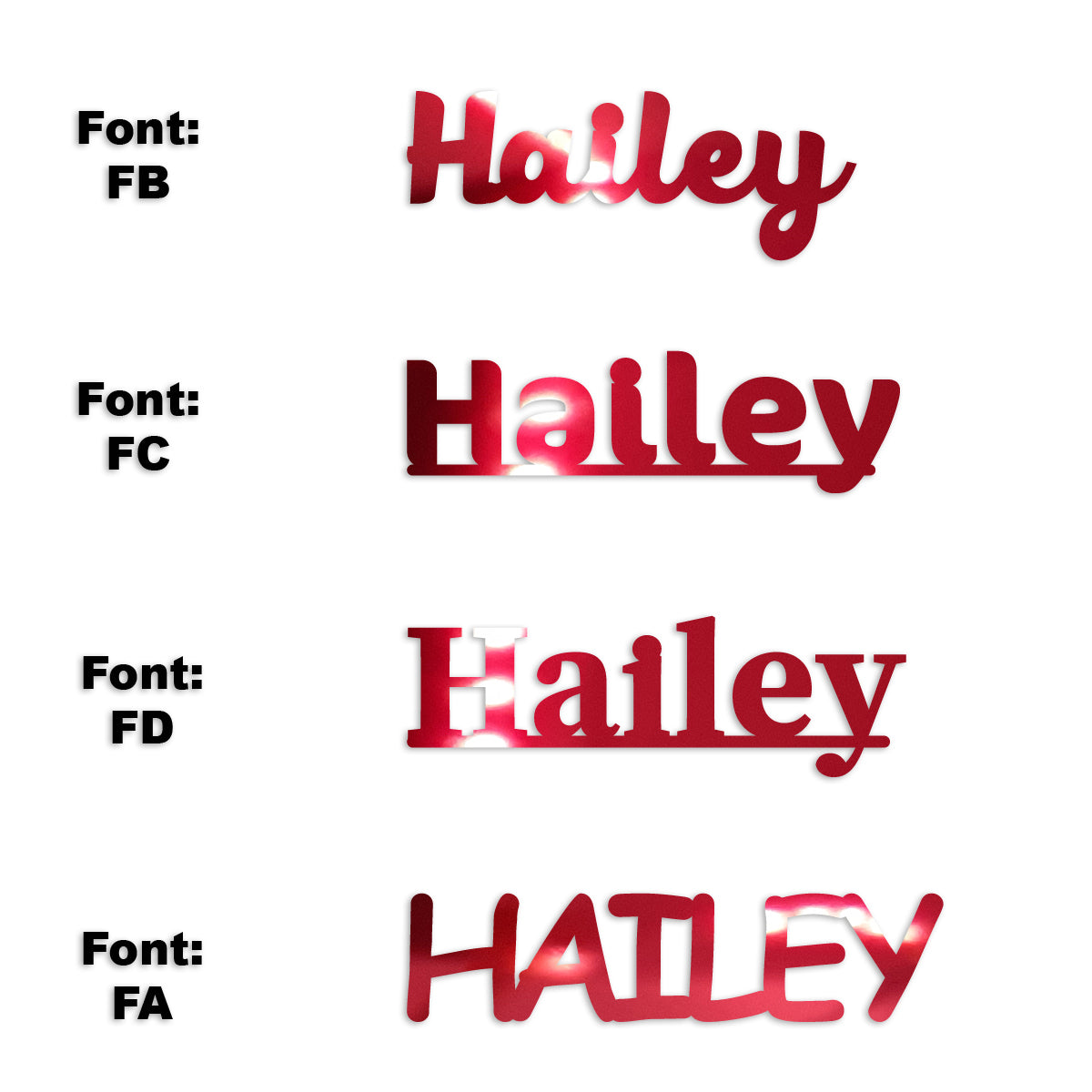 Custom-Fetti Girl - HAILEY Red