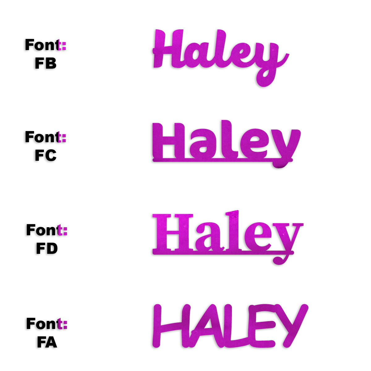 Custom-Fetti Girl - HALEY Fuchsia