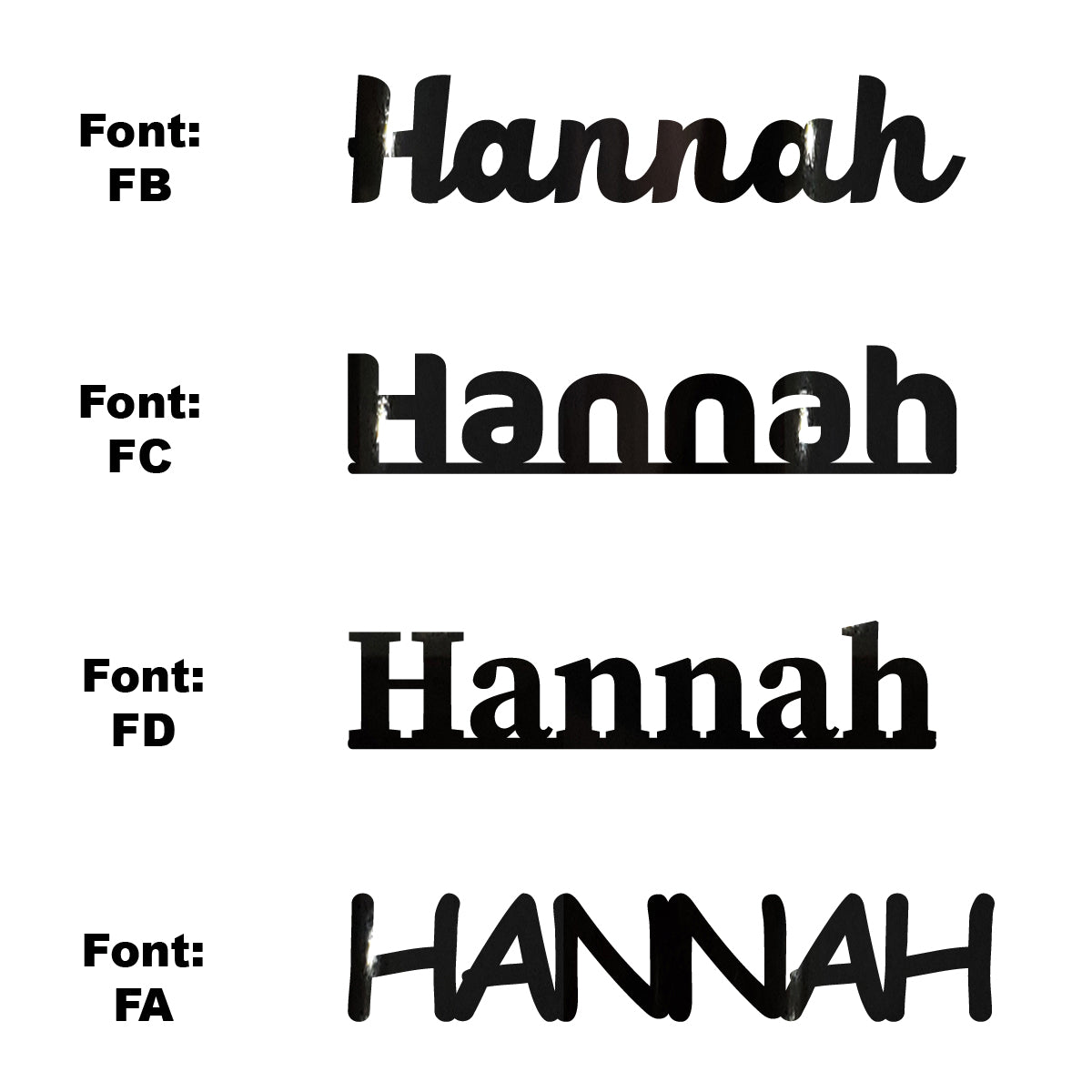 Custom-Fetti Girl - HANNAH Black