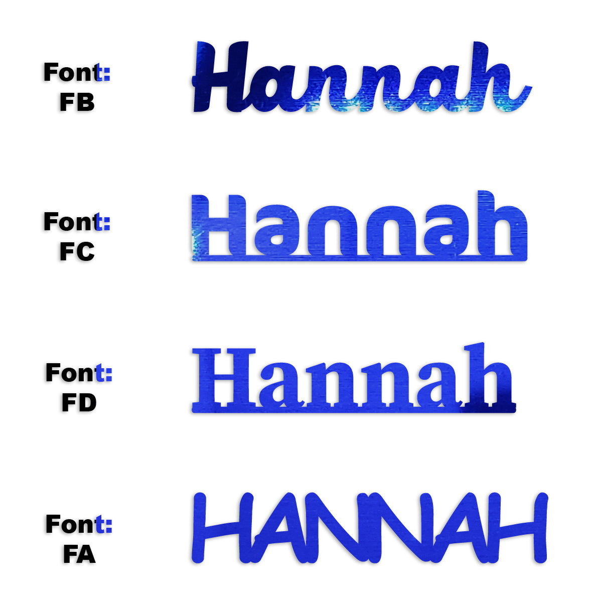 Custom-Fetti Girl - HANNAH Blue Royal