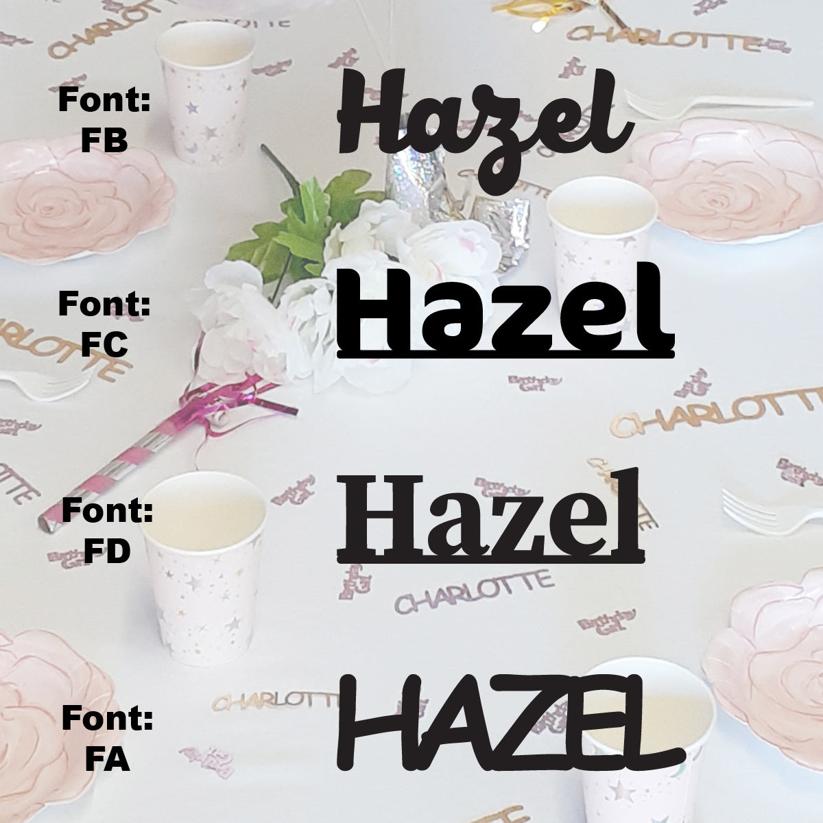 Custom-Fetti Girl - HAZEL Black