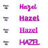 Custom-Fetti Girl - HAZEL Fuchsia