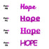 Custom-Fetti Girl - HOPE Fuchsia