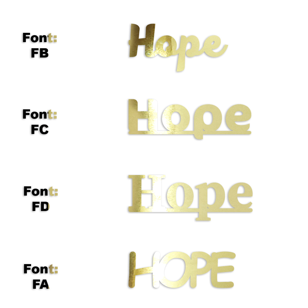 Custom-Fetti Girl - HOPE Gold