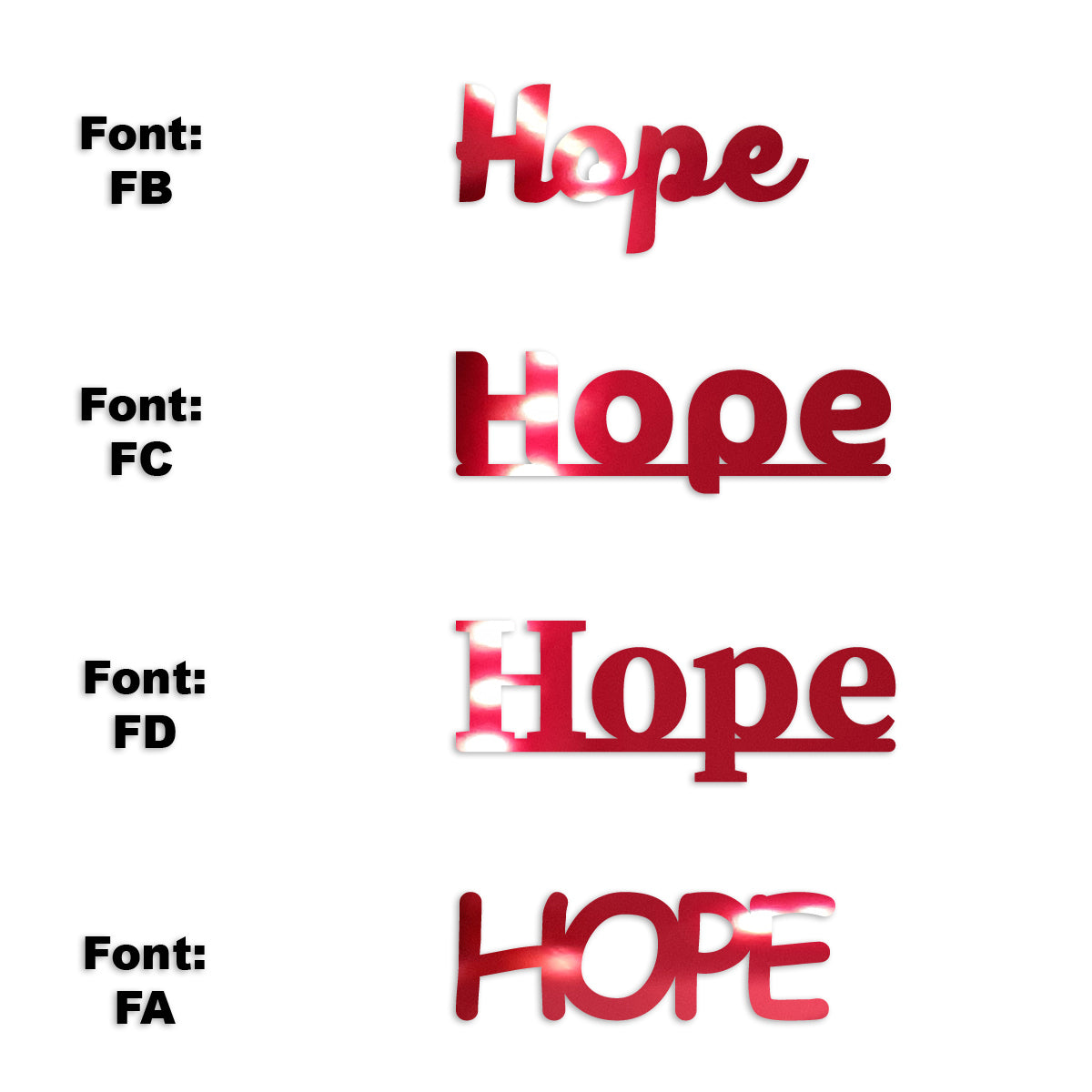 Custom-Fetti Girl - HOPE Red