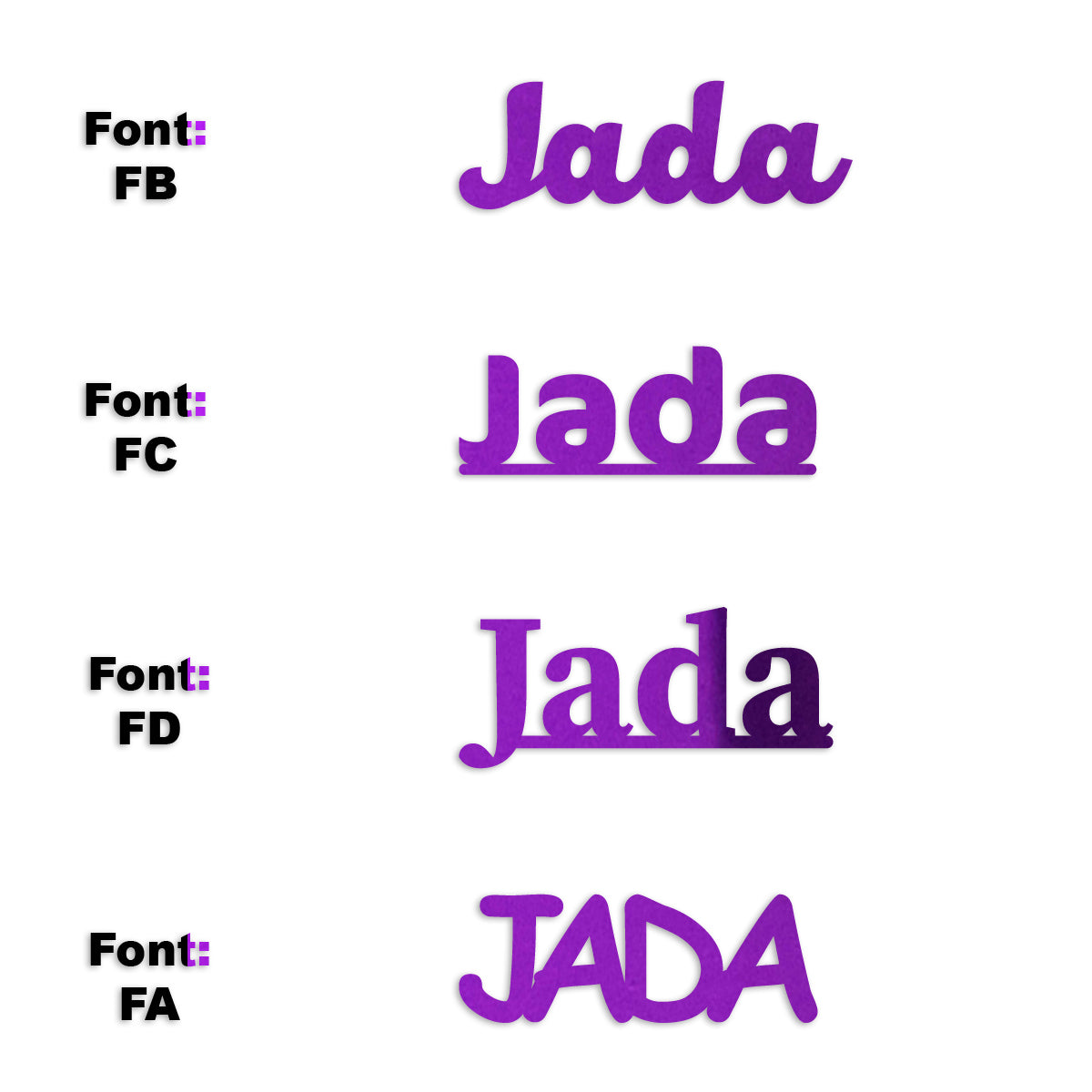 Custom-Fetti Girl - JADA Purple