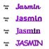 Custom-Fetti Girl -JASMIN Purple