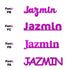 Custom-Fetti Girl - JAZMIN Fuchsia